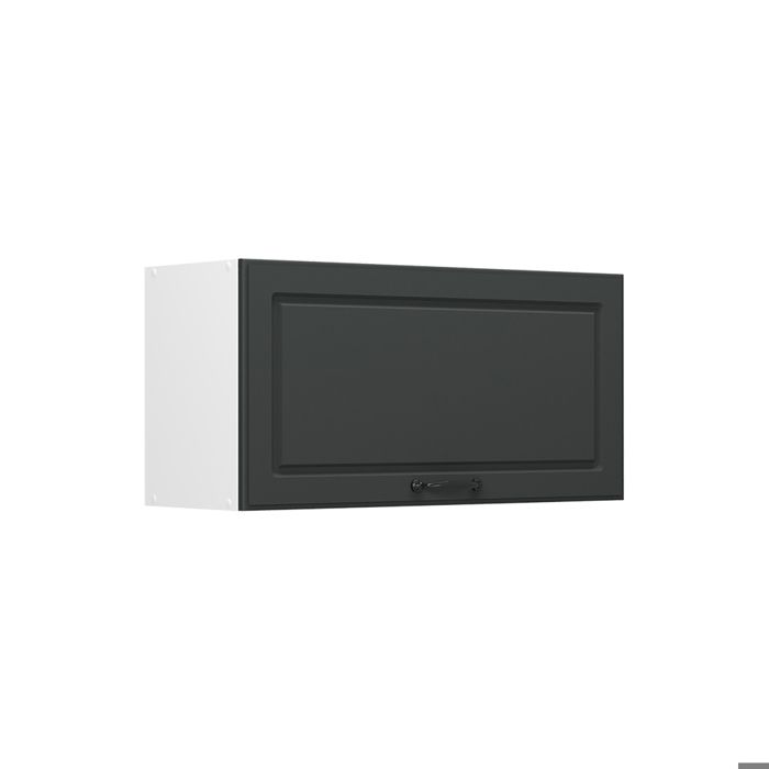 Elément haut de cuisine R-Line 80cm Plat Anthracite campagne/Blanc Vicco 63098