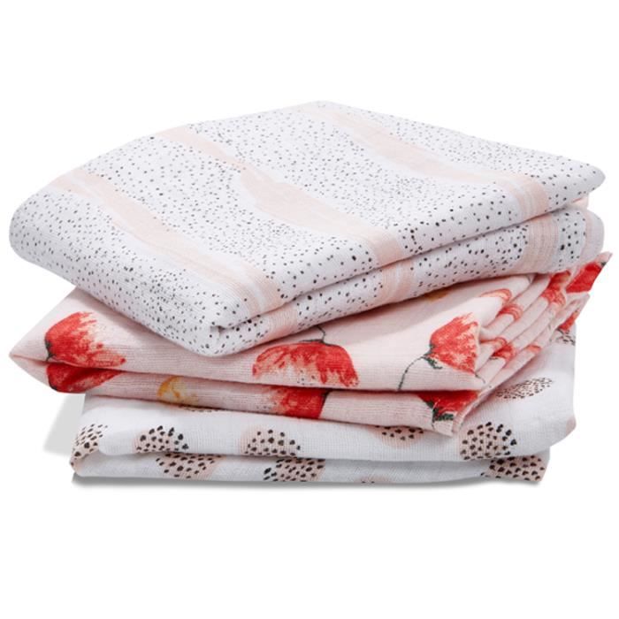 Lot De 3 Petits Langes En Mousseline De Coton Picked For You Aden Anais Cdiscount Puericulture Eveil Bebe