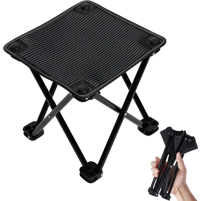 Tabouret Pliant De Camping Mini - Siège Léger Portable Pour Randonnée, Pêche, Plage