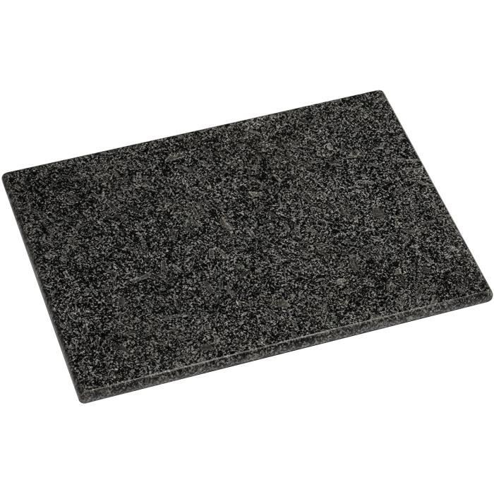 Noir Grande planche à découper en granit de cuisine contemporain cuisson moucheté Pierre Board