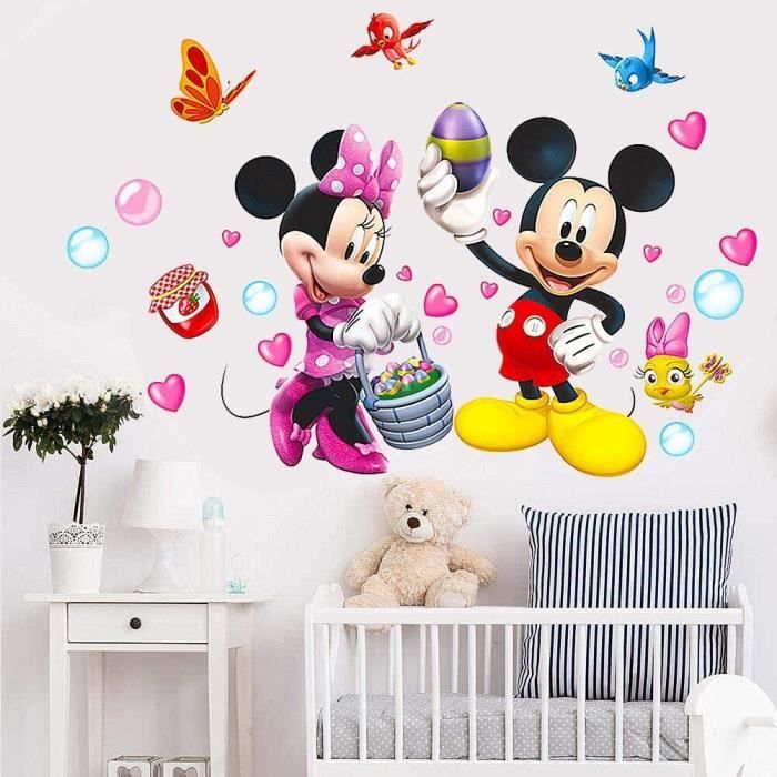 Autocollant Mural Mickey Sticker Mural Decoration De La Maison Convient Pour La Decoration De Fete Bebe Chambre Decoration De 247 Cdiscount Maison