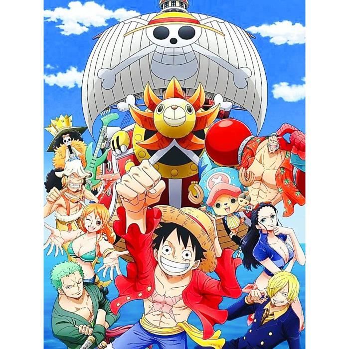 Anime Series: One Piece Diamond Painting Kit