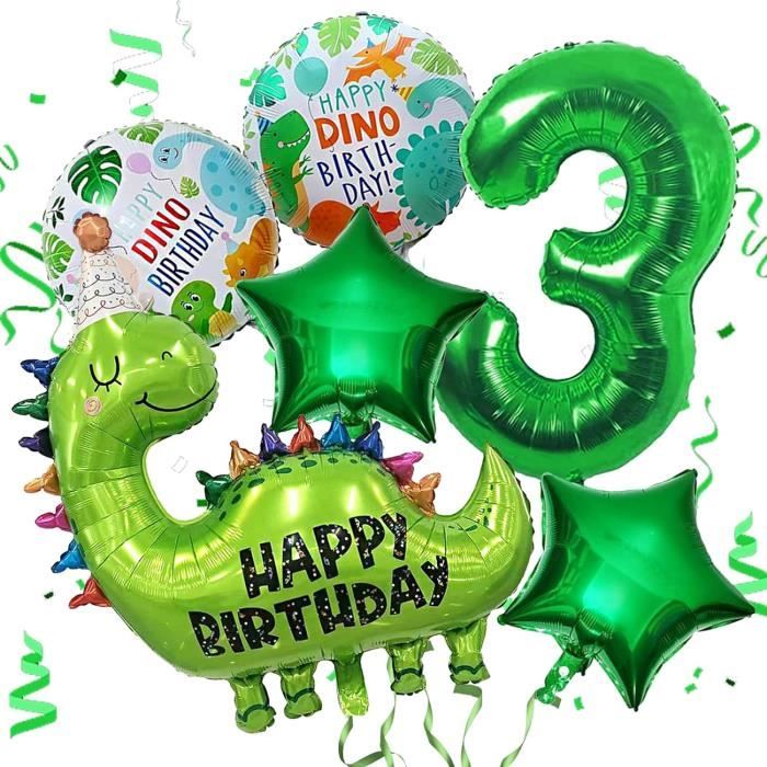 135 Pcs Decoration Anniversaire Dinosaure Kit Anniversaire Garçon
