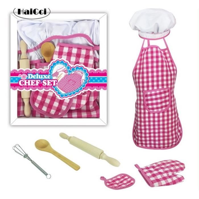 1 Set Ensemble De Tenue De Chef Habiller Ensemble De Jeu De Costume Pour Tout Petit Avec Tabliers Achat Vente Dinette Cuisine Cdiscount