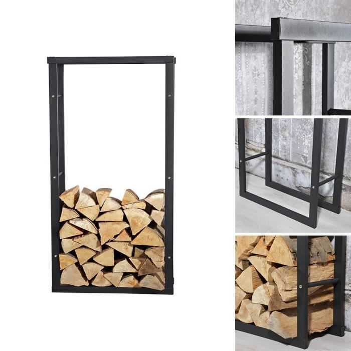 Range Buches Metal 150x80cm Achat Vente Panier Porte Buches