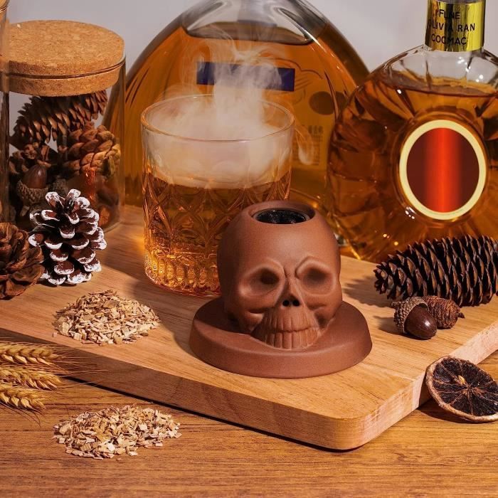 Kit Fumoir à Cocktail Électrique WingFly – 6 Saveurs De Bois Pour Aromatiser Vos Boissons !