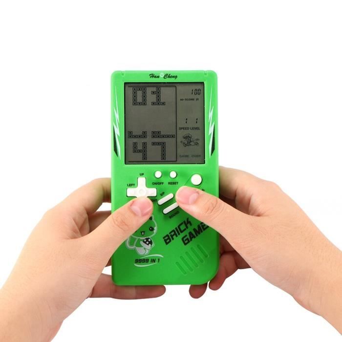 Jaune - Console de jeu électronique Portable Tetris, avec écran LCD, jeu de  poche classique, cadeau d'enfance - Cdiscount Jeux vidéo