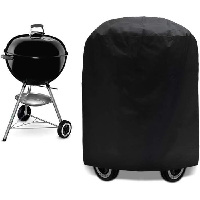 Housse De Protection Pour Barbecue - Tissu Oxford Imperméable, Anti-UV, Anti-vent, Taille 80x65x100cm, Sangle élastique Incluse