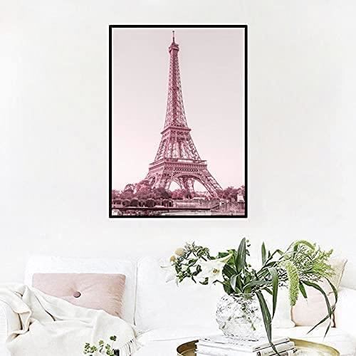 Peintures célèbres, impressions sur toile et décoration murale - ツ  Legendarte-Horloge Murale La Tour Eiffel - Décoration murale