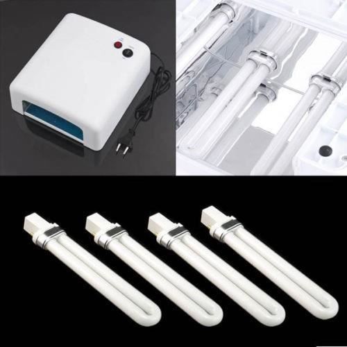 Tube De Remplacement UV 365nm 9W Pour Lampe Sèche-Ongles NailStar - Ampoule Polymérisation UV