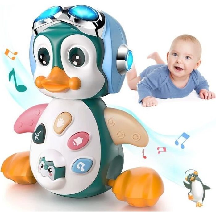 Jouet Musical Enfant 1 an, Jouets Rampants Bébé,Jouet pour Bébé 6-12 Mois,Pingouin  Cadeaux Jouet éducatif 6 9 12 24 Mois - Cdiscount Puériculture & Eveil bébé