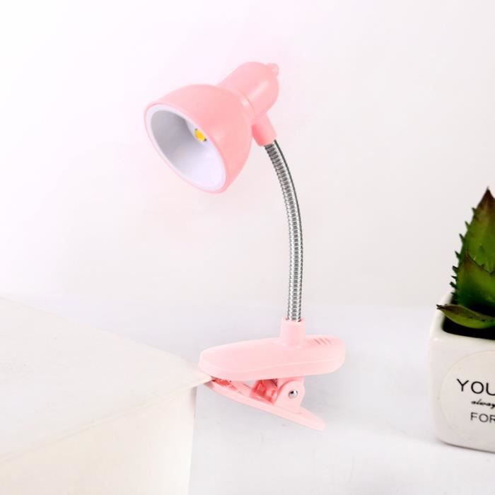 Mini Lampe De Lecture Pince-livre - Lumière Chaude, Clip, Pile Bouton Incluse, 8 Couleurs, Parfaite Pour Enfant Ou Voyage