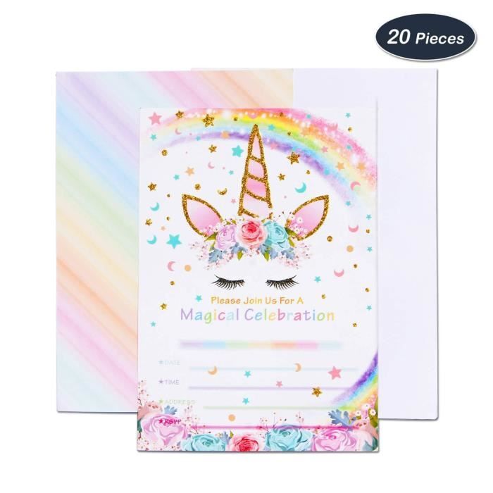 Amztm Cartes D Invitation Avec Enveloppes Pour Baby Shower