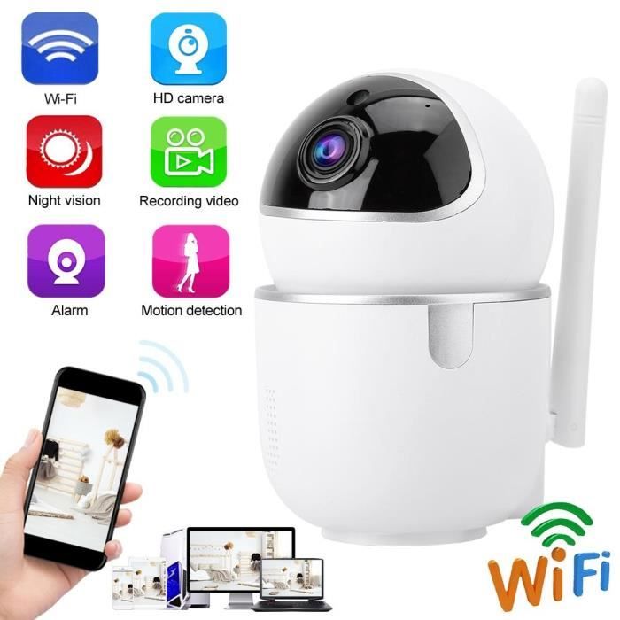 Mini Caméra Sécurité WiFi 1080p - Vision Nocturne, Magnétique, 2 Pièces, Pour Intérieur/extérieur, Surveillance