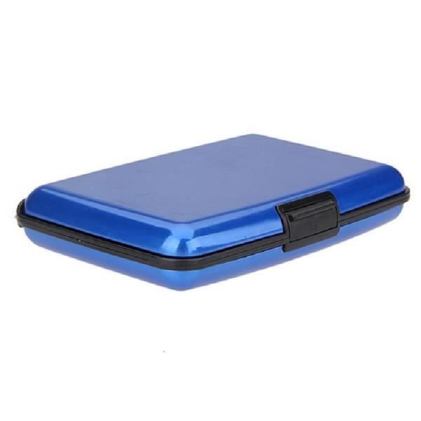 Porte-Cartes De Crédit Métal Avec Protection RFID - 6 Emplacements - Acier Inoxydable - Or Rose - Anti-Vol