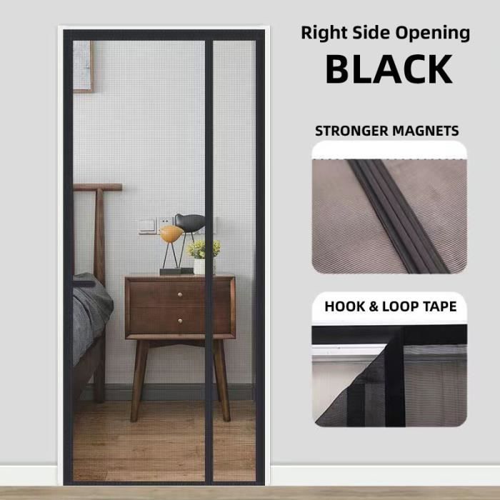 Moustiquaire Porte Fenetre AimantéE 220x245cm Facile à Installer