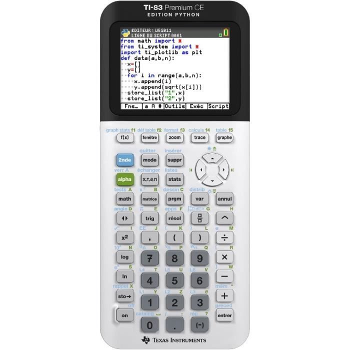 Calculatrice Texas Instruments TI-83 Premium CE - NEUVE Sous Blister