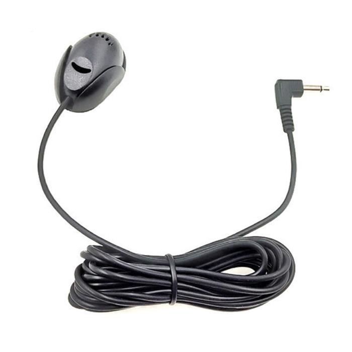 Câble D'extension Jack 3.5 Mm Torsadé - 5 Mètres - Noir - Compatible Avec Casques Et Enceintes