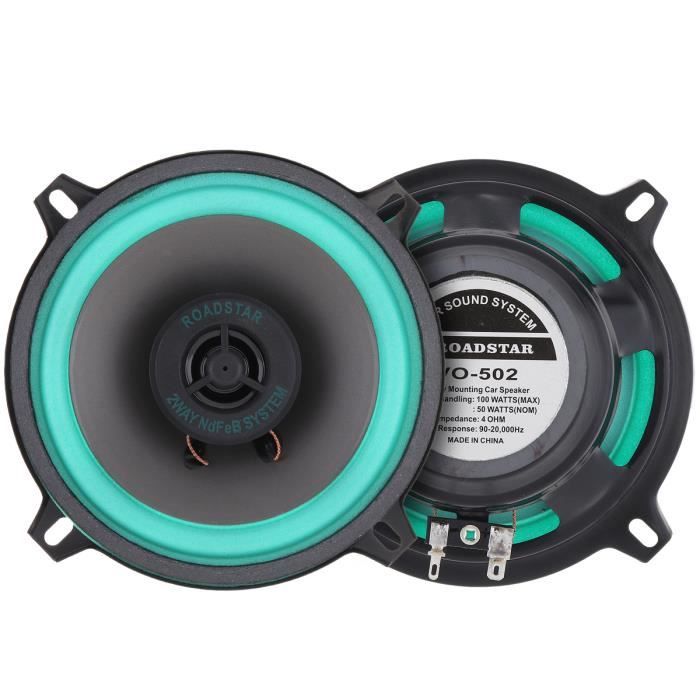 Haut-parleur Coaxial Blaupunkt ICX-542 - 210W Max, 40W RMS - Encastrable 2 Voies - Design Gris