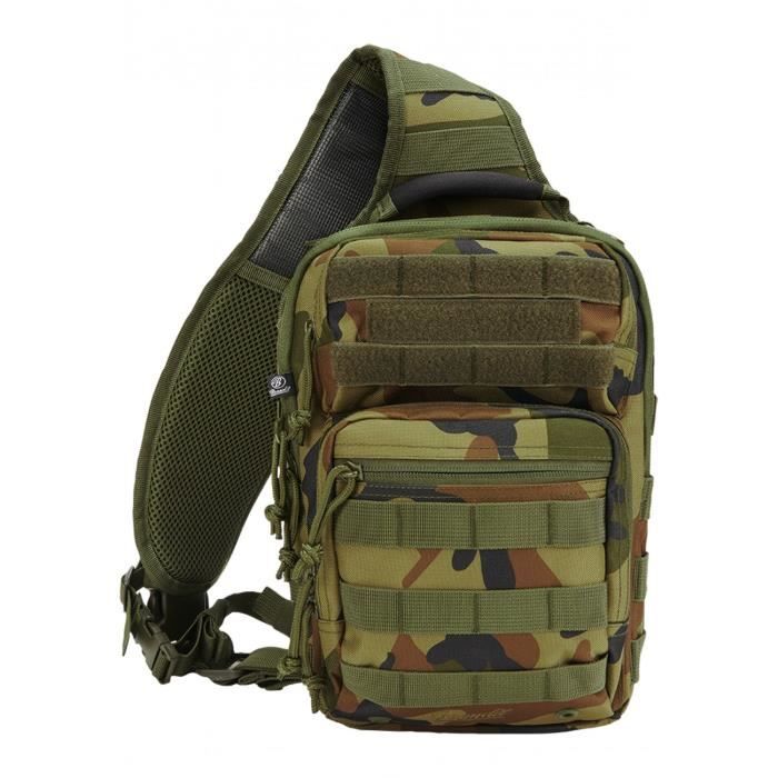 Sac bandouli re militaire US Brandit wood camouflage BD8036 TU
