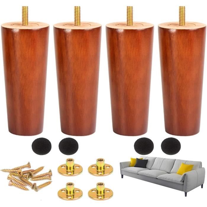 Lot De 4 Pieds En Caoutchouc Pour Trancheuse - Tige Ø6mm - Modèle Famille - Antidérapants