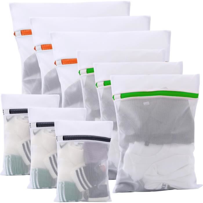 Lot De 3 Filets à Linge Machine - Sacs Lavage Maille - Protection Soutien-Gorge, Vêtements Délicats