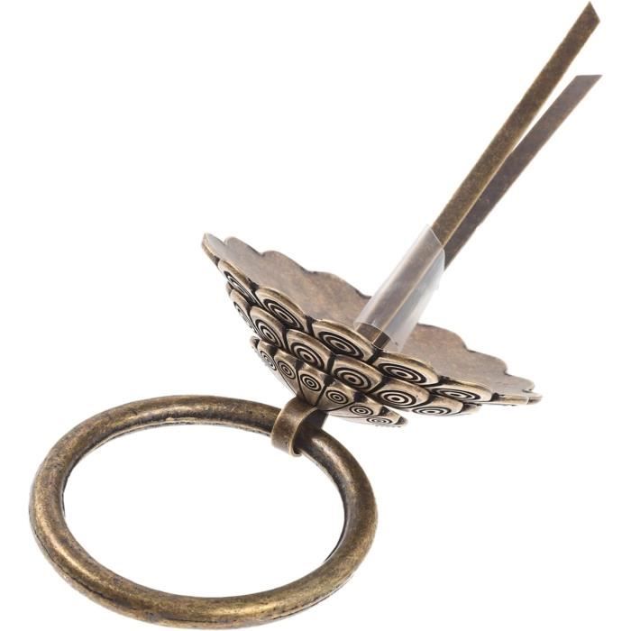 Heurtoir de porte ancre en laiton brillant ,pour la maison ou le bateau