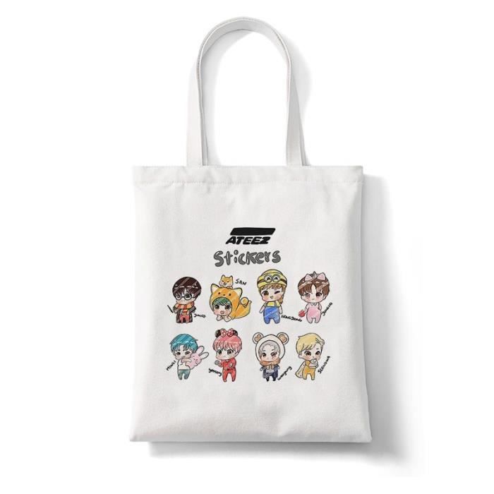 Sac De Voyage UPZ1E Shopper Bag Korea Ulzzang ATEEZ Kpop