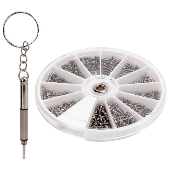 Dilwe kit de vis pour de soleil Vis en acier inoxydable Kit d