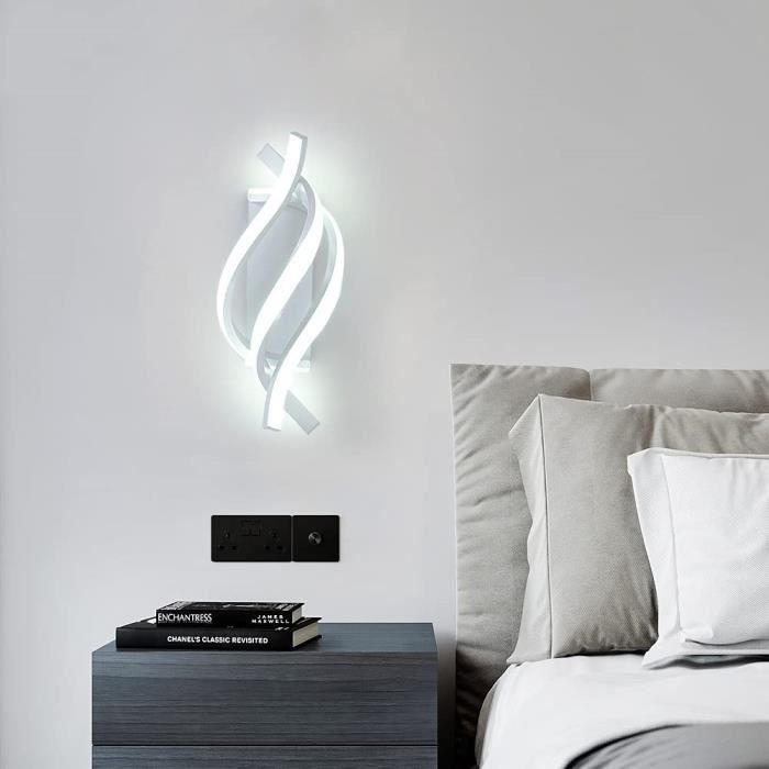 Applique Murale LED 16W Lampe de Murale Simplicité Modern Lustre de Mur  Blanc Froid Applique Intérieur Décoration pour Salon Chambre - Cdiscount  Maison