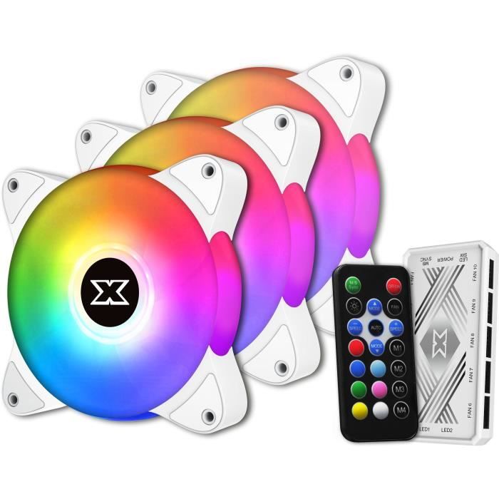 XIGMATEK Galaxy III Essential Ventilateur châssis 120 mm arctique - vue 5