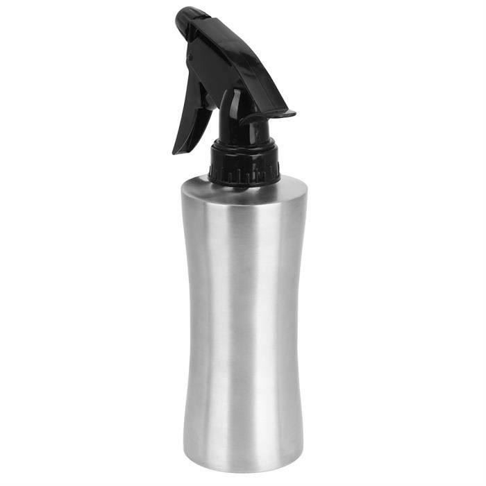 Huilier Pulvérisateur En Verre + Égouttoir Couverts Inox - Set 2-en-1 - Pour Huile, Vinaigre - Cadeau Cuisine