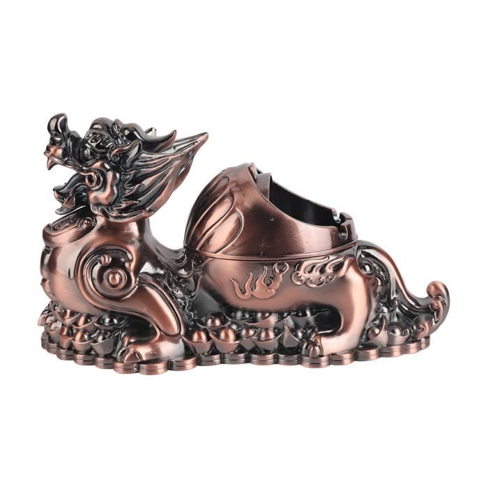 Cendrier En Béton Gris Foncé Avec Couvercle, Anti-odeur, Sans Fumée