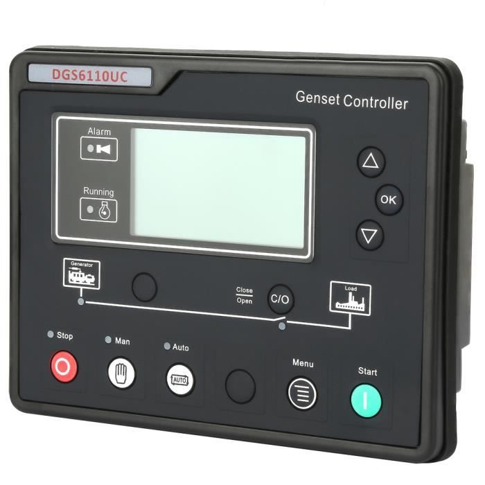 Contrôleur Manuel De Générateur DC10G - Module De Démarrage/arrêt Moteur - Affichage Tension, Fréquence, Alarmes