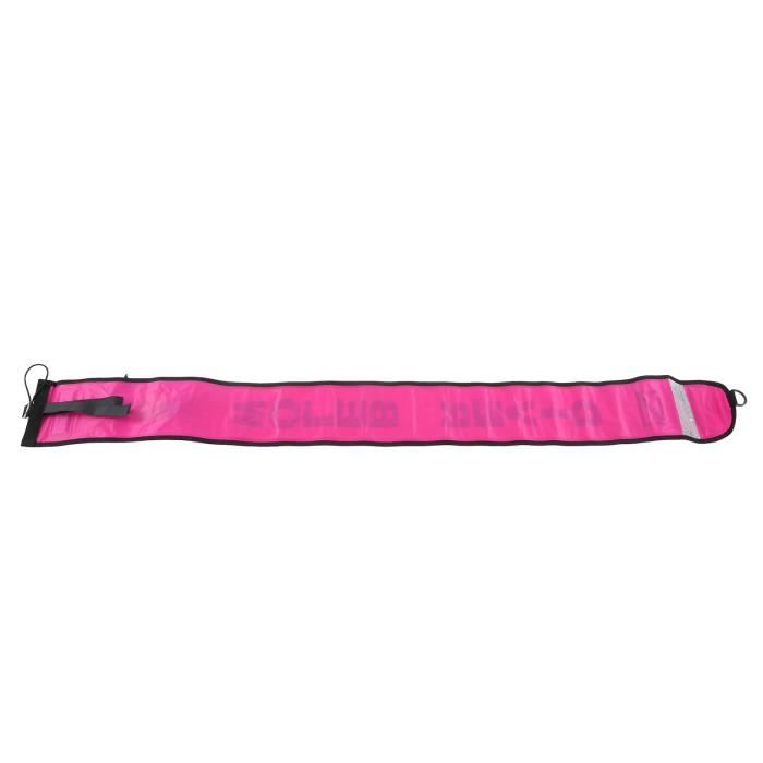 SMB (Bouée De Signalisation) Gonflable Pour Plongée - Nylon 210D - 115 Cm - Jaune/Rouge/Rose