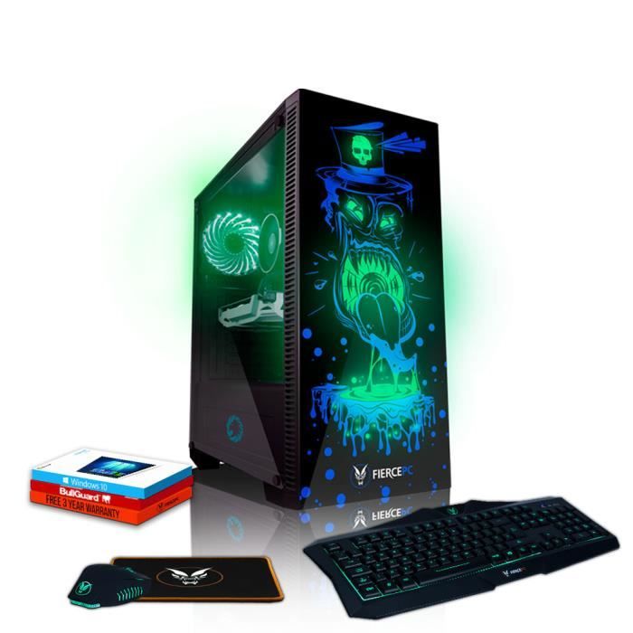Top achat Ordinateur de bureau Fierce GOBBLER PC Gamer de Bureau - Intel Core i7 8700 6x4.6GHz CPU, 16Go RAM, RTX 2070 Super 8Go, 240Go SSD, 1To HDD - 850366 pas cher