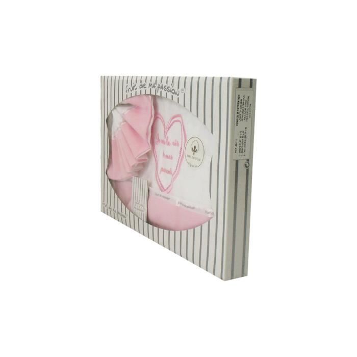 Coffret Parure de draps pour berceau, landau, couffin rose - Je suis le  rêve de mes parents - Cdiscount Prêt-à-Porter