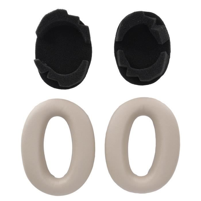 5 Paires De Coussinets D'oreille Pour Casque Audio - Mousse Noire Générique Neuf