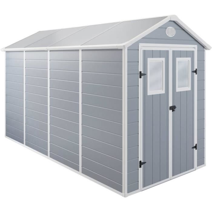 Abri De Jardin Resine Texas 6 88m Achat Vente Abri Jardin Chalet Abri Texas 6 88 M2 Cdiscount