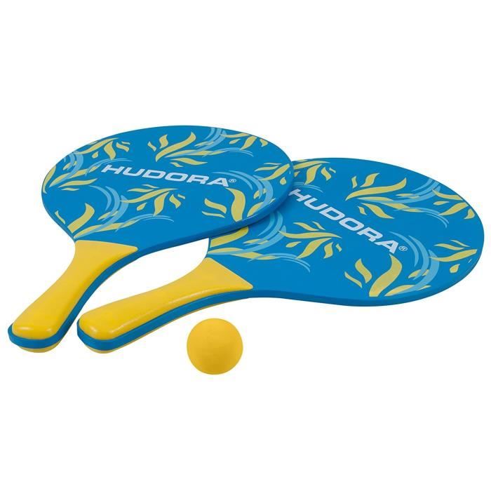 Hudora Set De 2 Raquettes Plage 1 Balle Achat Vente Raquette