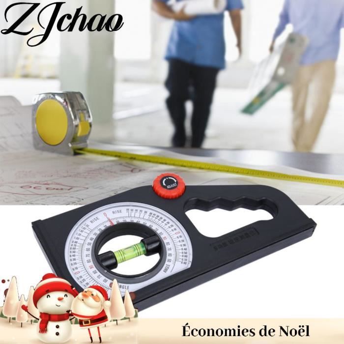 Jauge De Pas De Toiture / Inclinomètre Universel - Plage 0-180° - En Plastique ABS - Pour Mesure Et Réglage De Pentes - Bricolage, Construction - 4