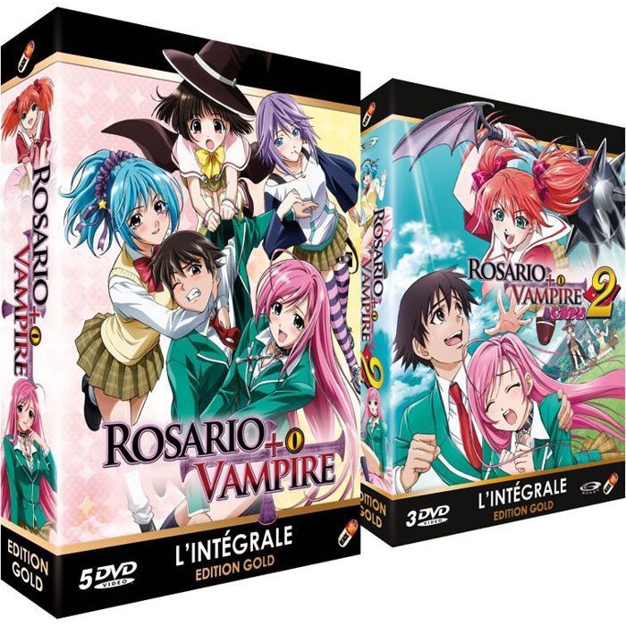 Rosario Vampire Saisons 1 Et 2 Edition Gold 2 Coffrets 6 Dvd Livret