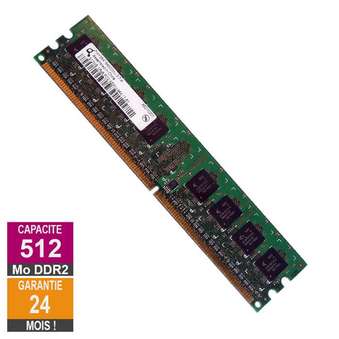 Barrette Mémoire 512Mo RAM DDR2 Infineon DIMM