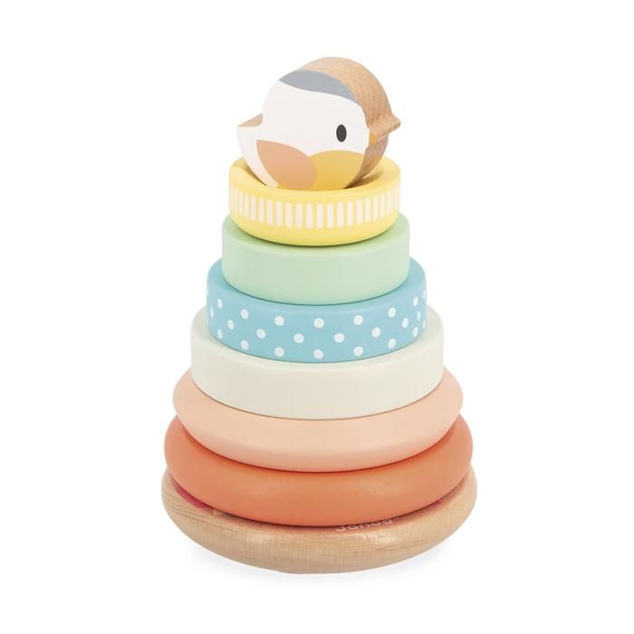 Meilleurs prix pour Empilable Culbuto en Bois Oiseau - Jouet d'Eveil en Bois - 7 Pièces à Empiler - Tour à empiler - Dès 1 an