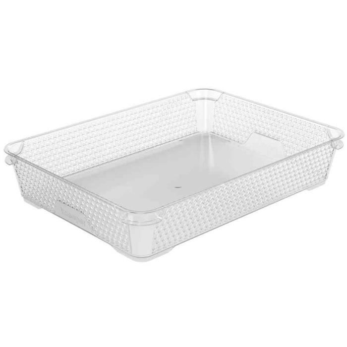 Panier Plastique 1 Corbeille De Vente En Plastique à 2 Branches 40