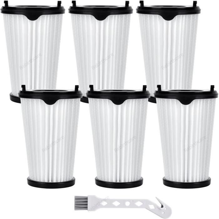 Kit De 6 Filtres Pour Aspirateur Sans Fil AEG CX7, CX7-2 & QX8 - Remplace AEF150 - Filtres HEPA Lavables Et Filtre Moteur - 6