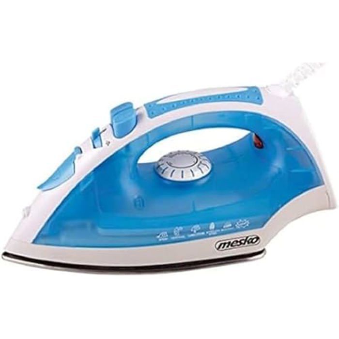 Fer à repasser - MESKO - MS 5023 - Acier inoxydable - Débit de vapeur 60g/min - Ergonomique - Mesko