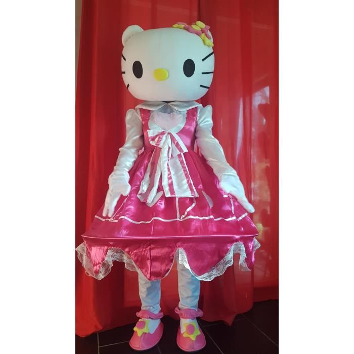 Deguisement Costume Mascotte Pro Hello Kitty Achat Vente Deguisement Panoplie Cdiscount