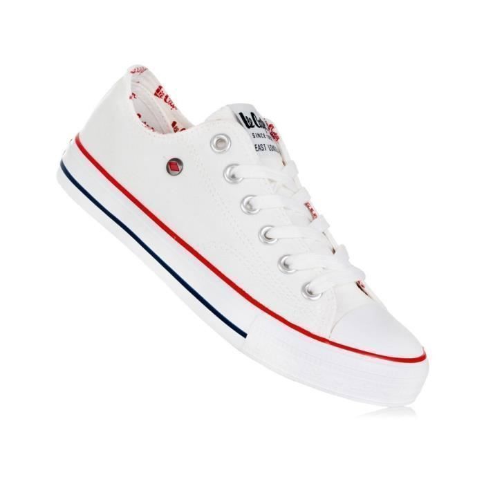 Baskets femme Lee Cooper Trampki Biale - blanc - 37