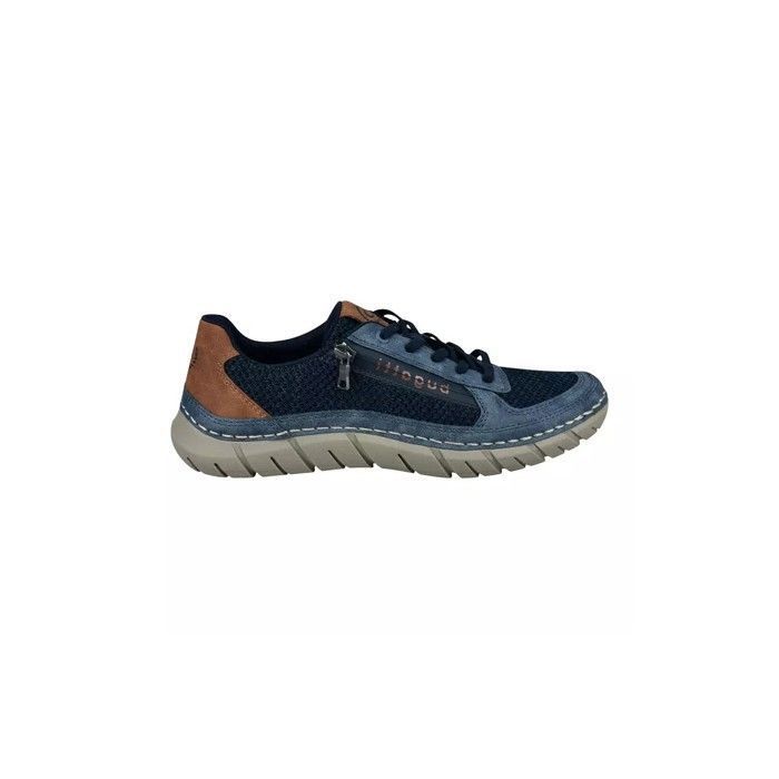 Bugatti Chaussures Bugatti Baskets COMPTON 4140-BLUE Bleu